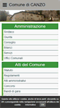 Mobile Screenshot of comune.canzo.co.it